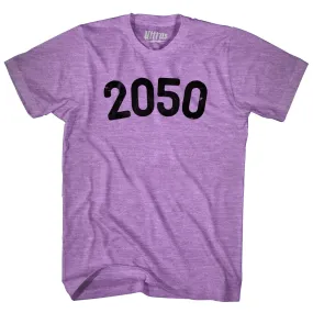 2050 Year Celebration Adult Tri-Blend T-shirt