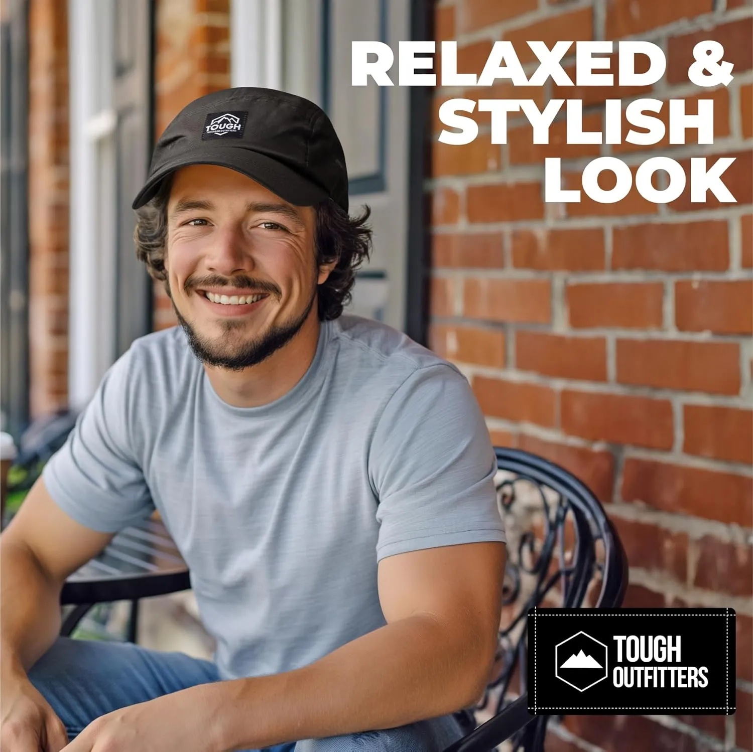 5 Panel Hat for Men - Stylish Baseball Cap, Camp Hat for Women, Casual Trucker Hat & Stylish Running Hat for Sun Protection