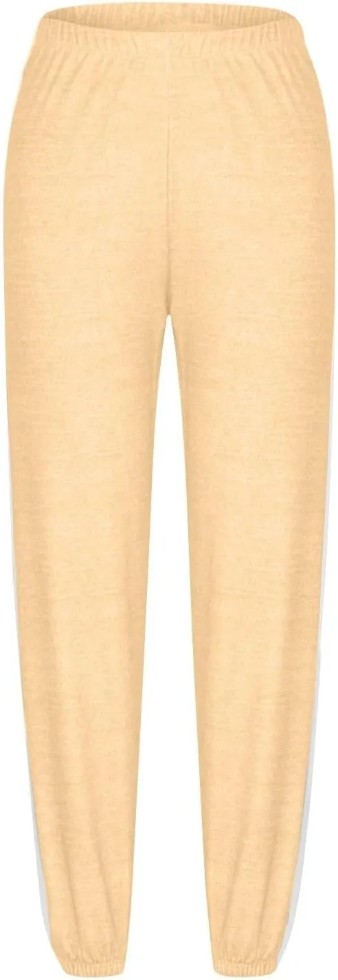 Athletic Pants for Women Cinch Bottom Casual Jogger Sweatpants Lightweight High Waisted Pants Comfy Ankle Pants Trousers