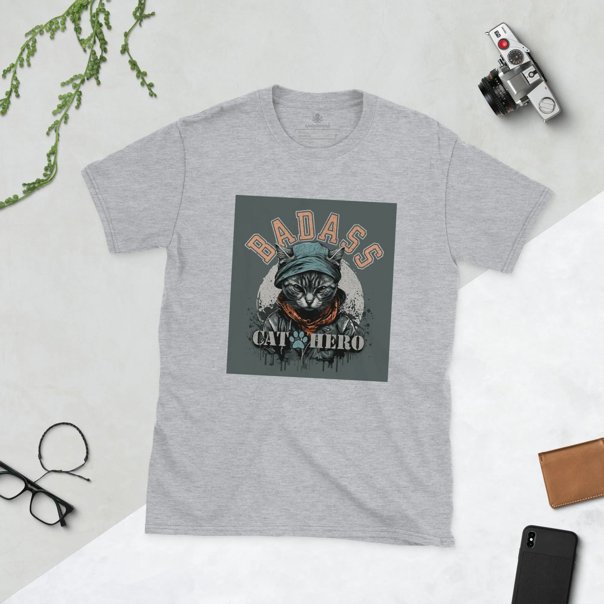 Badass Cat Hero | Unisex Soft Style T-Shirt