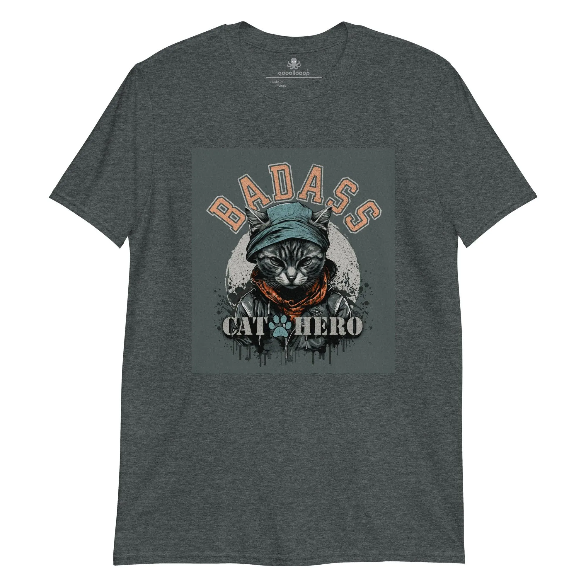 Badass Cat Hero | Unisex Soft Style T-Shirt