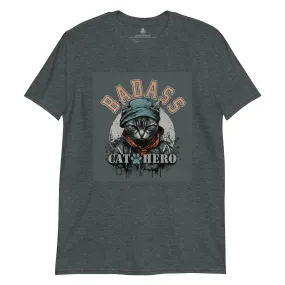 Badass Cat Hero | Unisex Soft Style T-Shirt