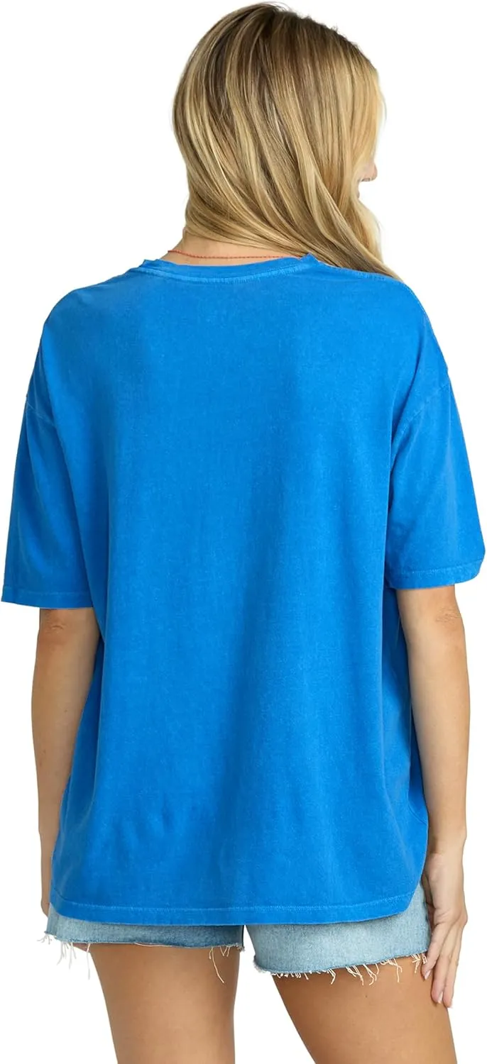 Billabong Women's Super Soft Cotton Knit Jersey Tee Short Sleeve T-Shirt (XS-XL)