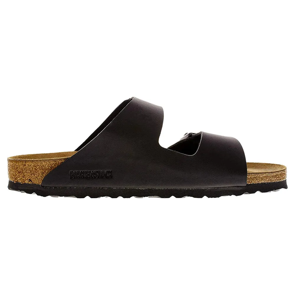 Birkenstock Unisex Black Patent Double Buckle Cork 39 Arizona Sandals - 51791-39