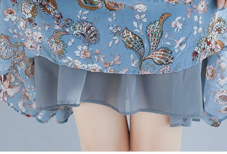 Butterfly Sleeve Chiffon Top