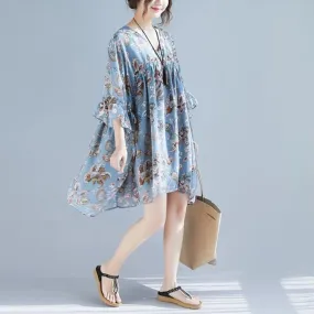 Butterfly Sleeve Chiffon Top