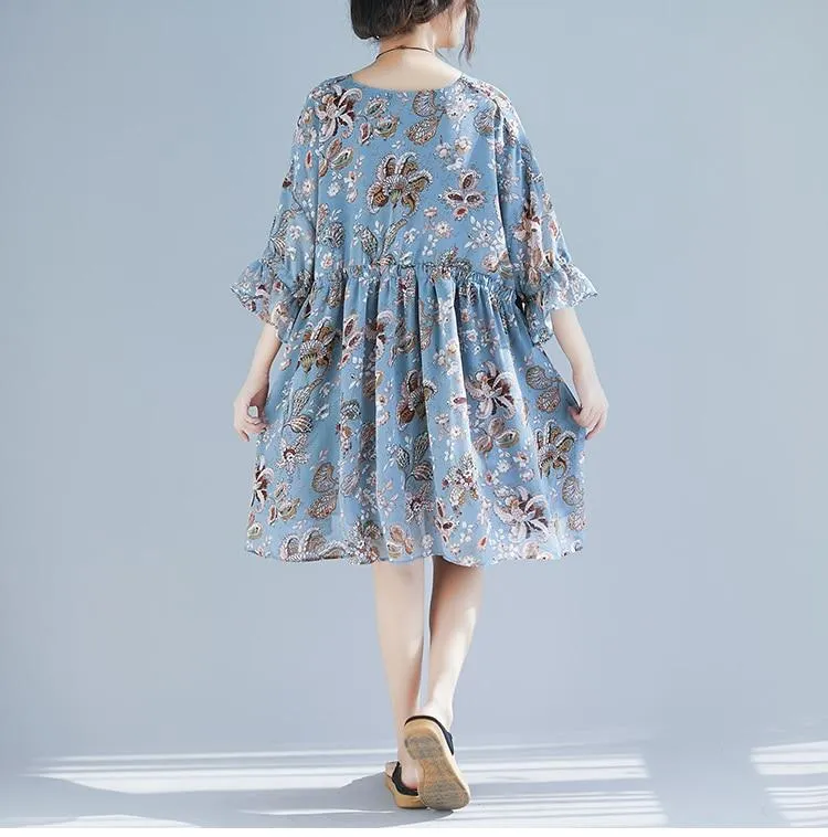 Butterfly Sleeve Chiffon Top