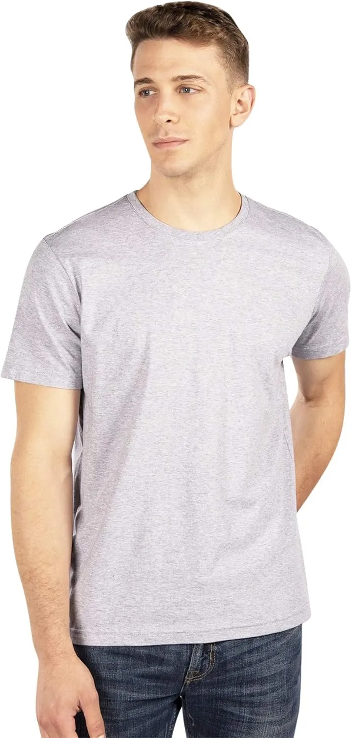 City Lab Men's Classic Fitted Soft Cotton Short Sleeve T-Shirt - Available in V-Neck and Crewneck T-Shirt