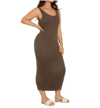 Cottn Sleeveless Midi Dress