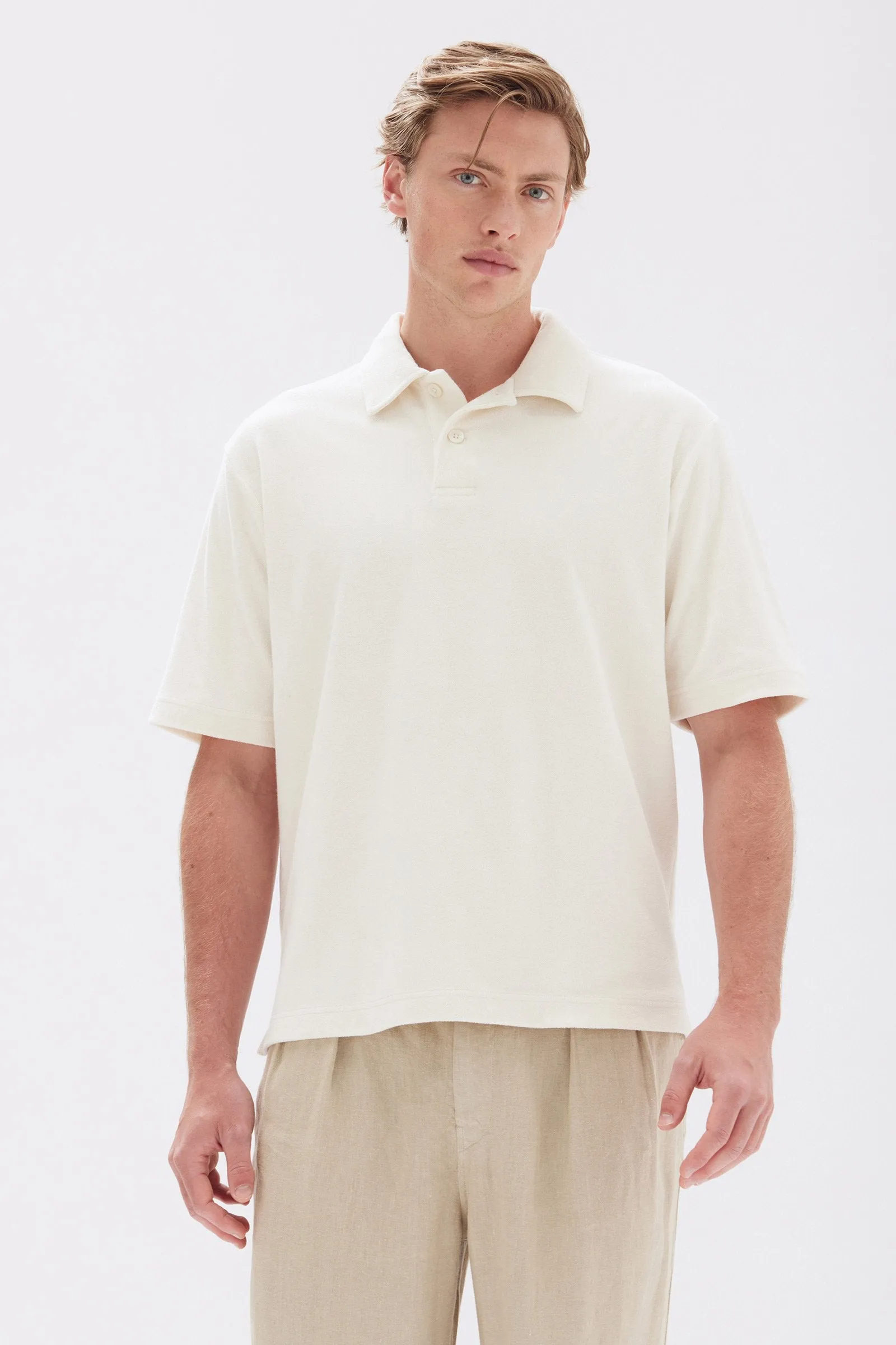 Cotton Terry Polo