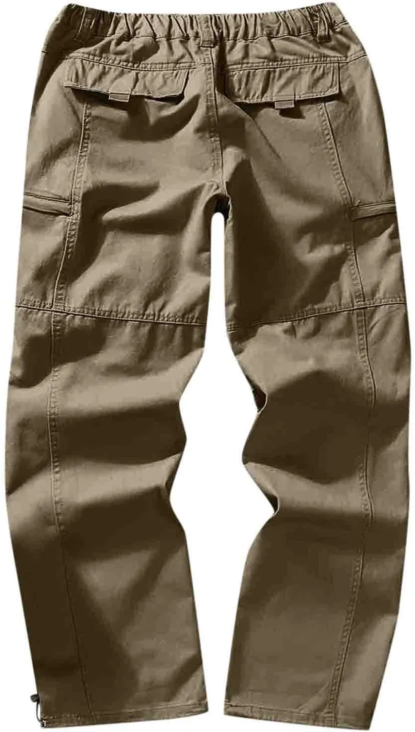 GIERIDUC Men's Wide Leg Flare Sweatpants Wide Leg Corduroy Pants for Men Running Tights with Pocket Breathable Workout Pants