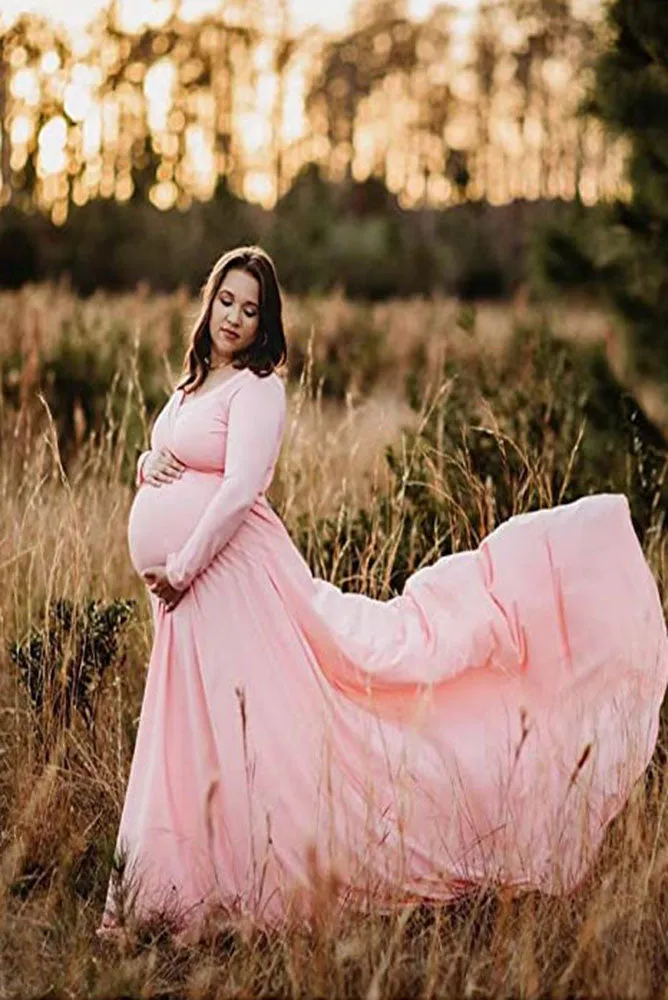 Grace Elegant Maternity Gown