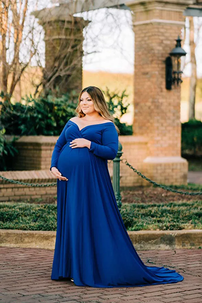 Grace Elegant Maternity Gown