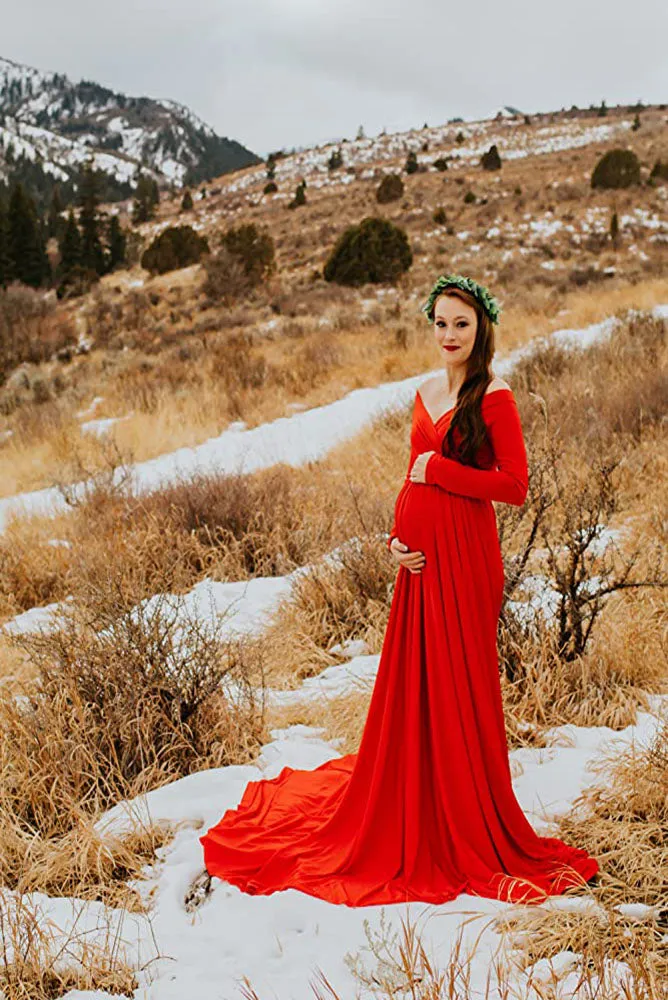 Grace Elegant Maternity Gown