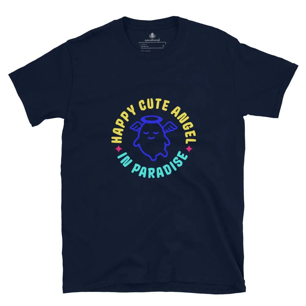 Happy Cute Angel | Unisex Soft Style T-Shirt