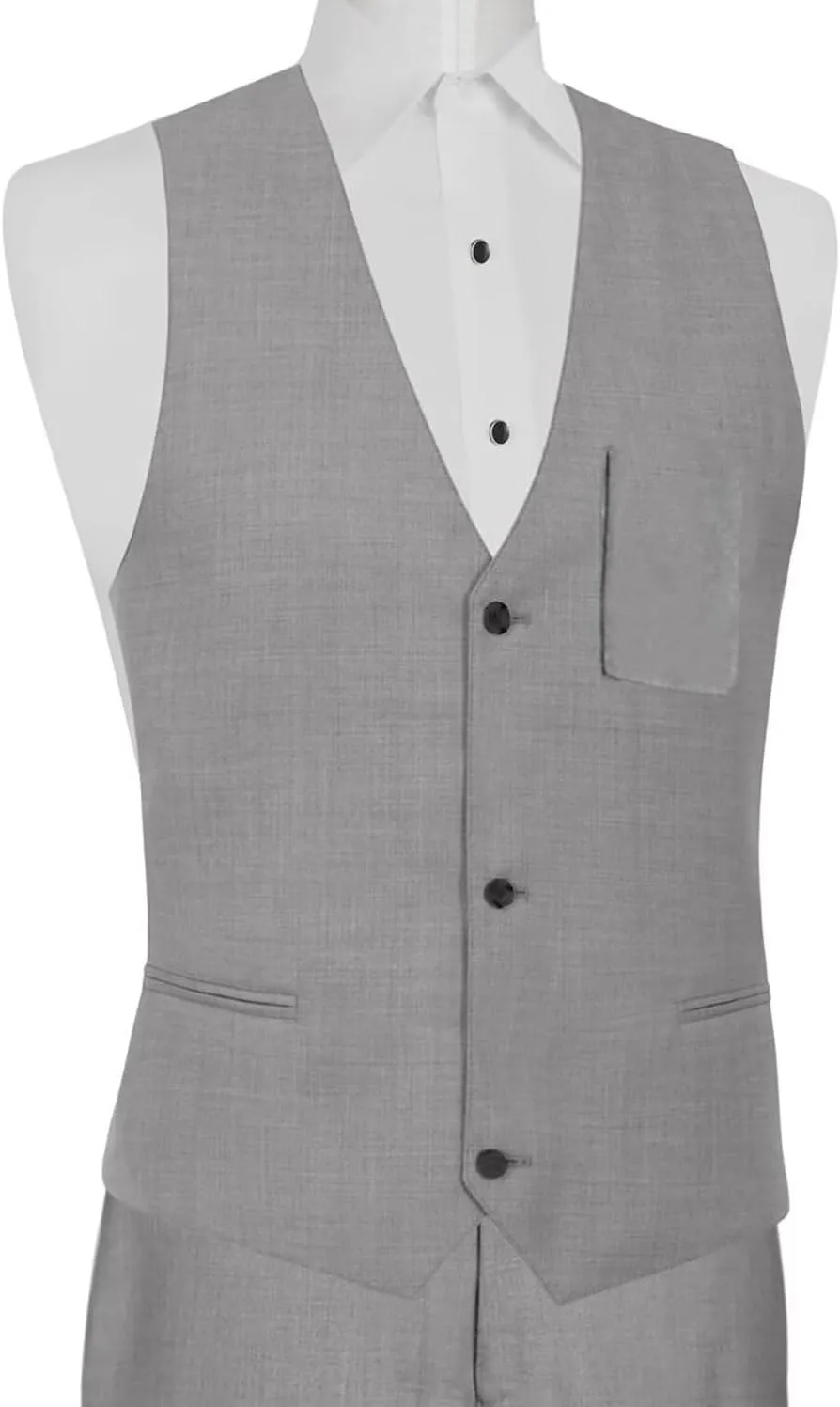 Men Linen Suit Vest Pants Summer Suit Set Lightweight Casual Style Slim Fit Stylish Wedding 2 Pieces Chic Stylish