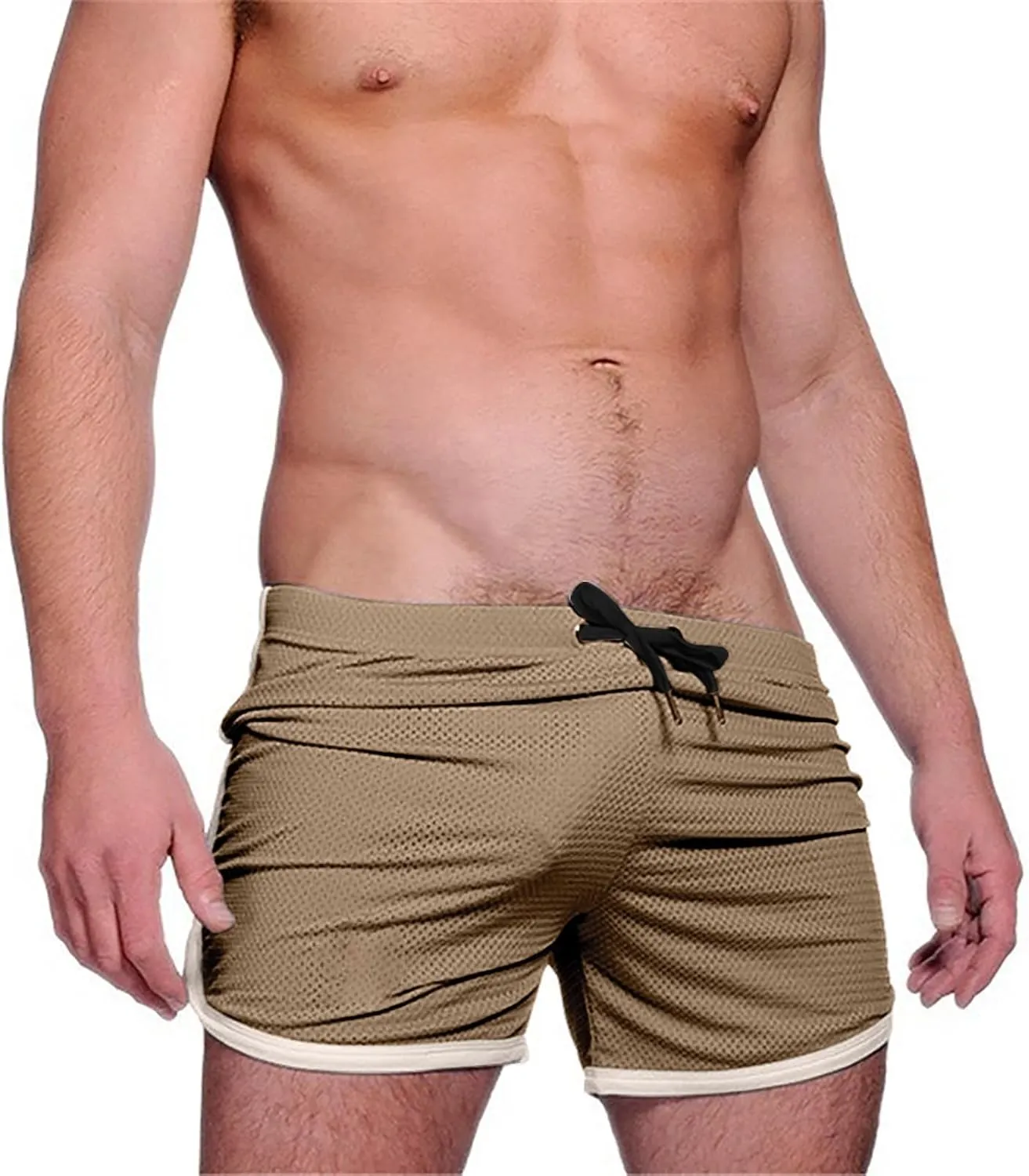 Men's 3 Inch Running Shorts Workout Gym Athletic Quick Dry Lightweight Breathable Sports Bodybuilding Shorts