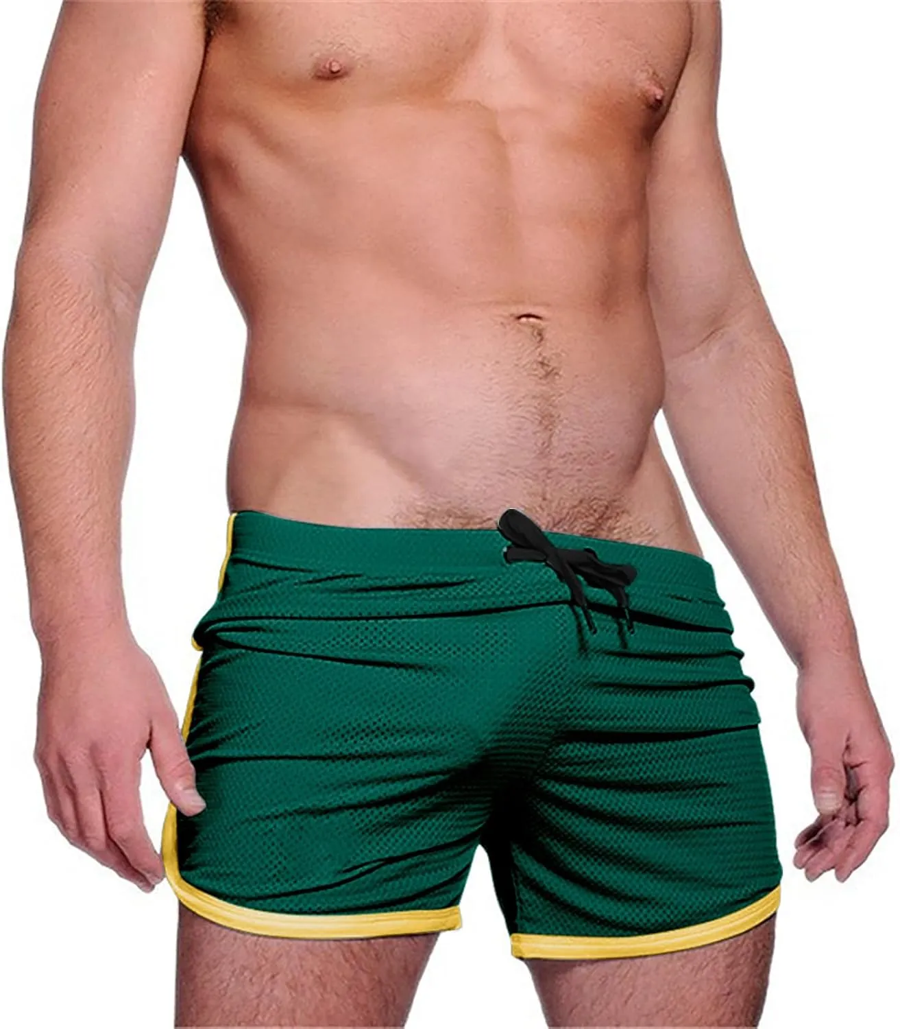 Men's 3 Inch Running Shorts Workout Gym Athletic Quick Dry Lightweight Breathable Sports Bodybuilding Shorts