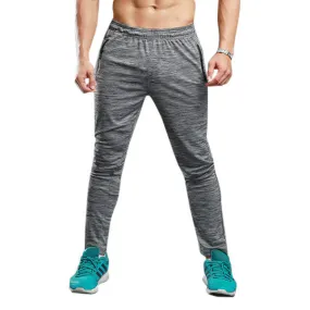 Mens Bodybuilding Gym Thin Breathable Running Trousers