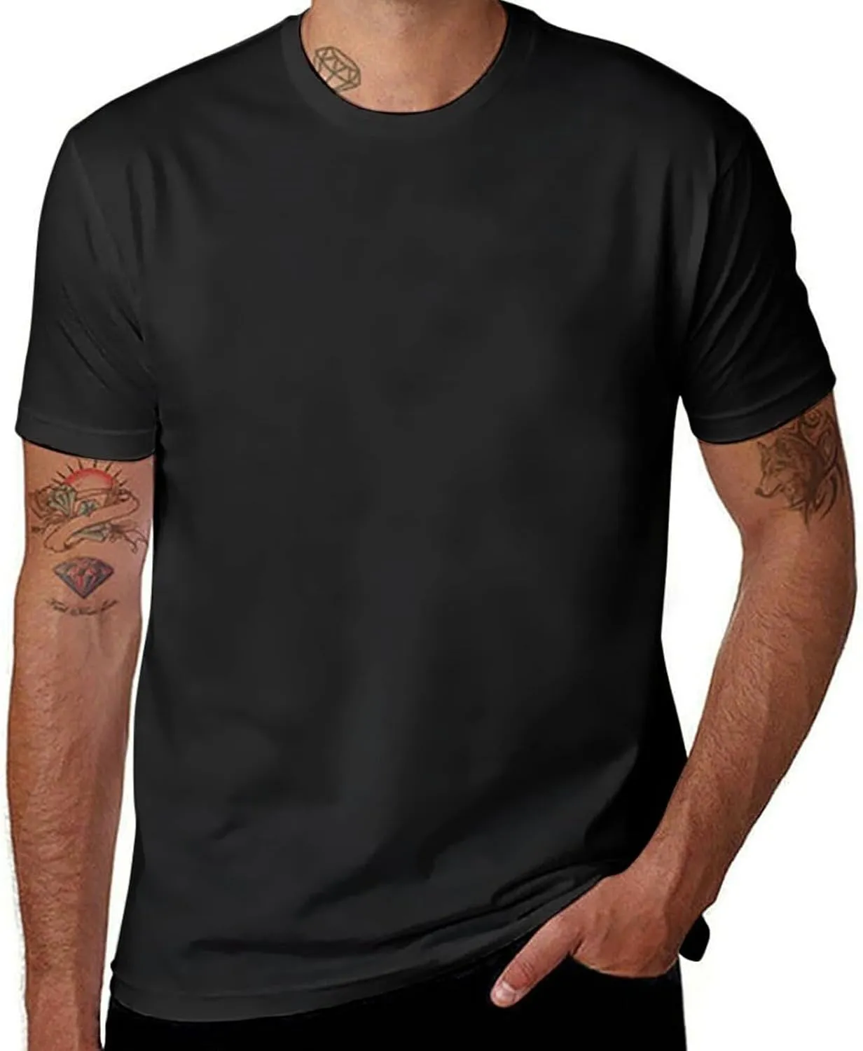 Men's Dungeons & Diners & Dragons & Drive-Ins & Dives T-Shirt Feel Soft Black