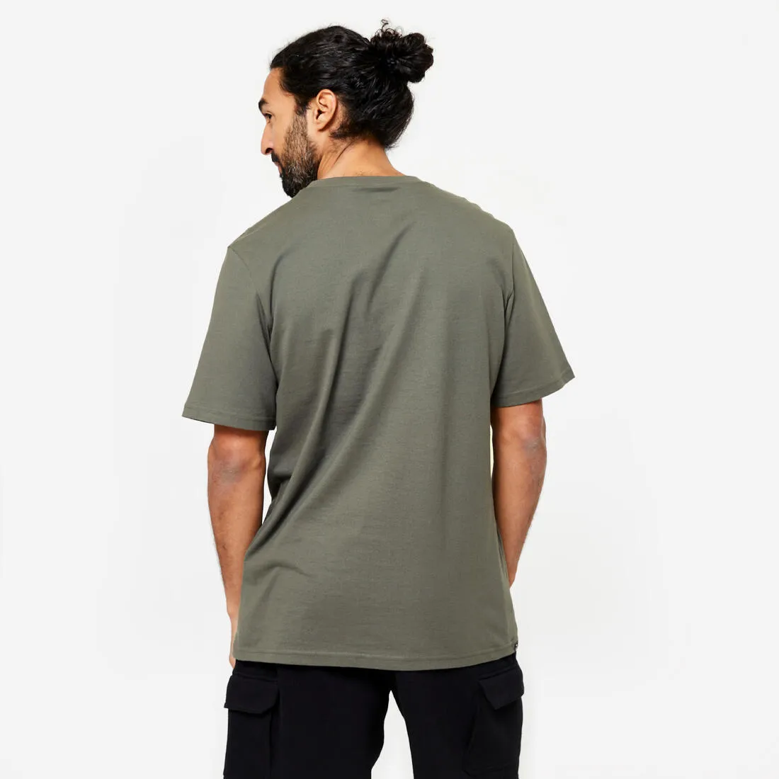 Men's Fitness T-Shirt 500 Essentials - Ice