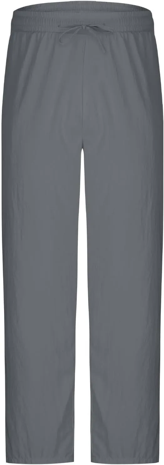 Men's Lightweight Hiking Pants Quick Dry Stretch Active Joggers Breathable Athletic with Zipper Pockets