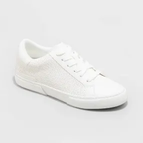 New - Women's Maddison Sneakers - A New Day White 9
