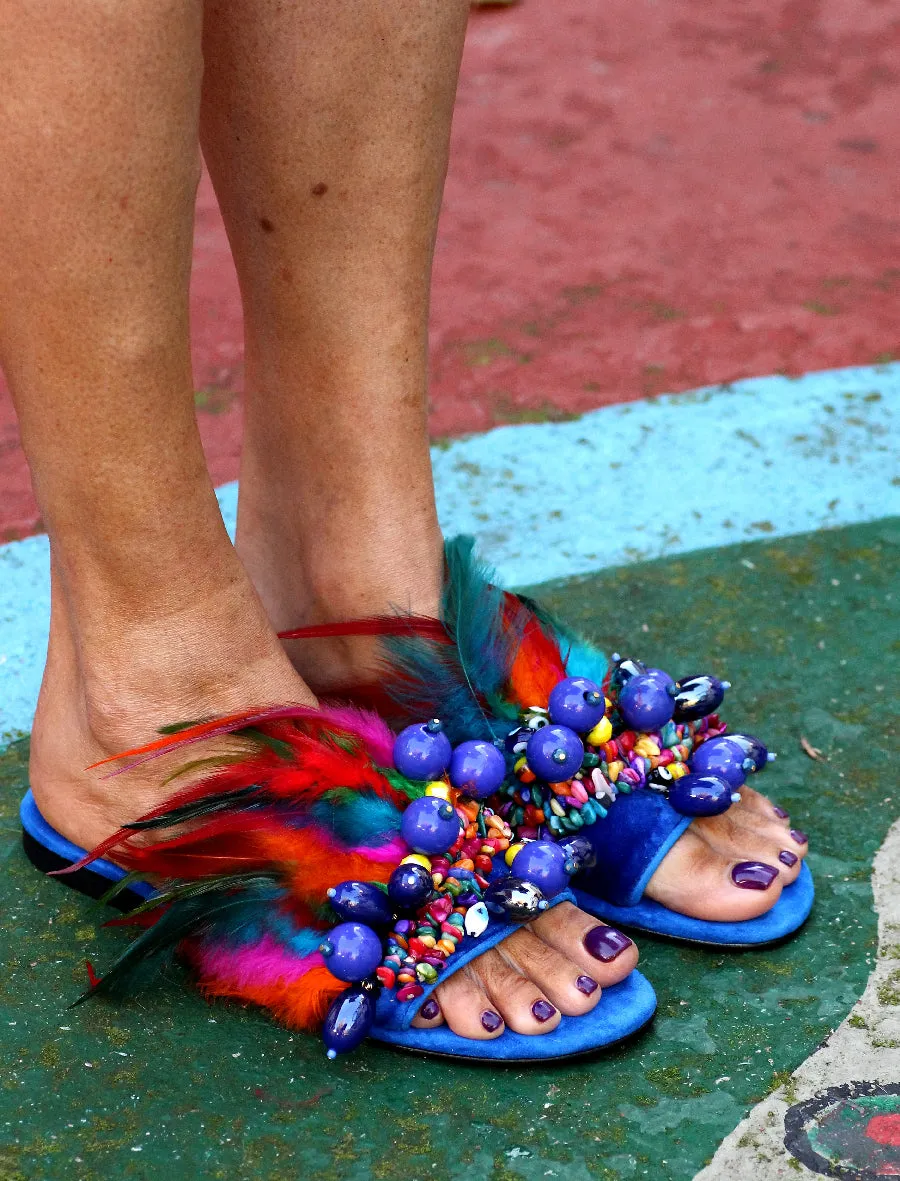 Phuket Feathered Sandals
