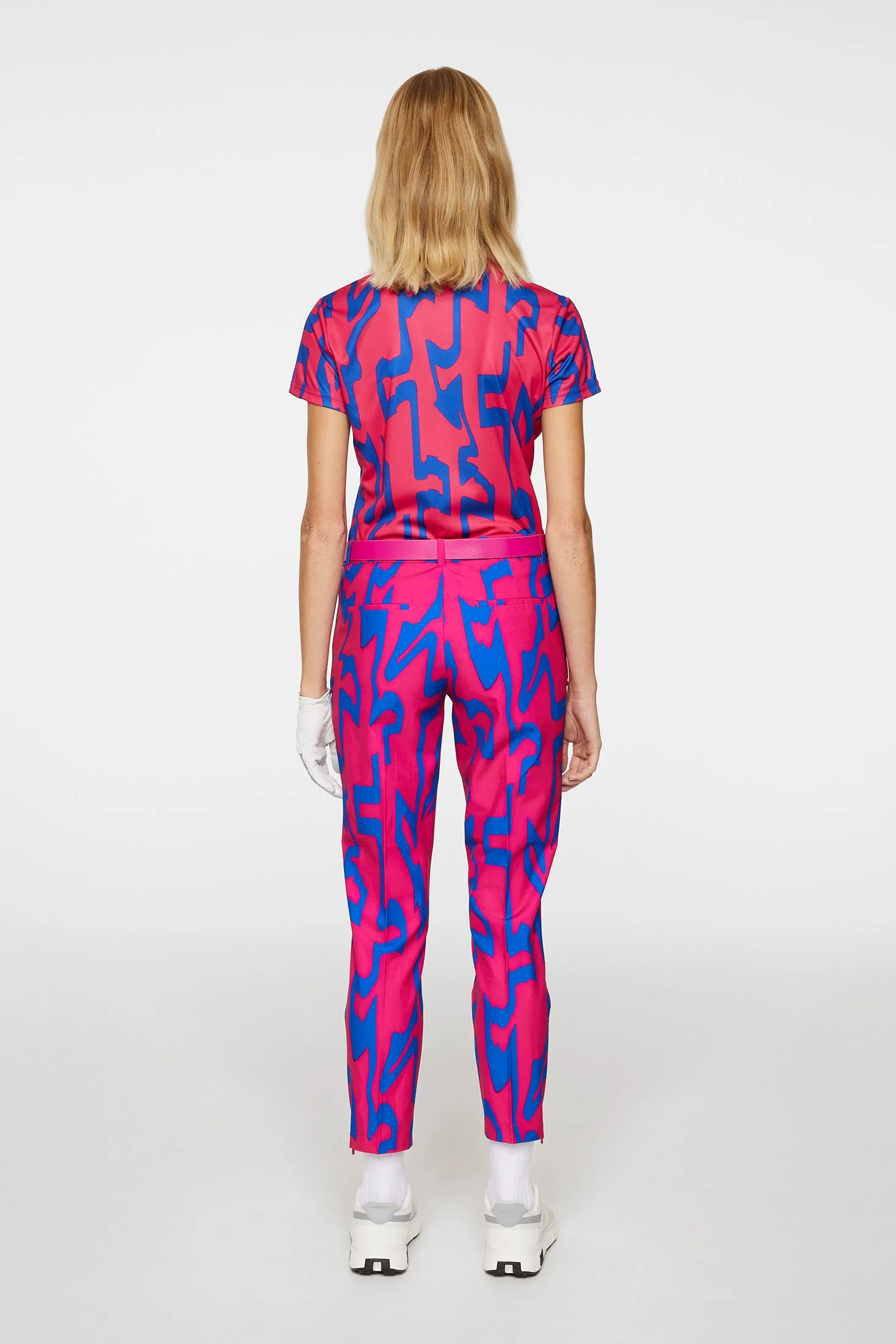 Pia Print Pant / Glitch Bridge Pink