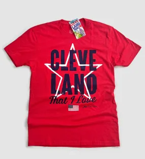 Red Cleveland That I Love Star T shirt