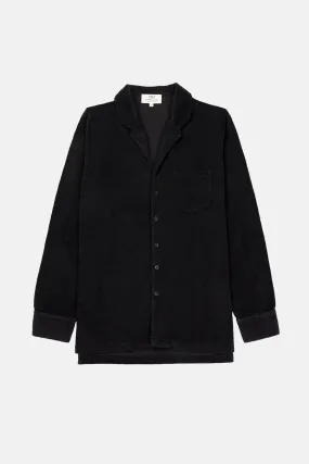 SHIRT LONG SLEEVE TERRY CHARCOAL