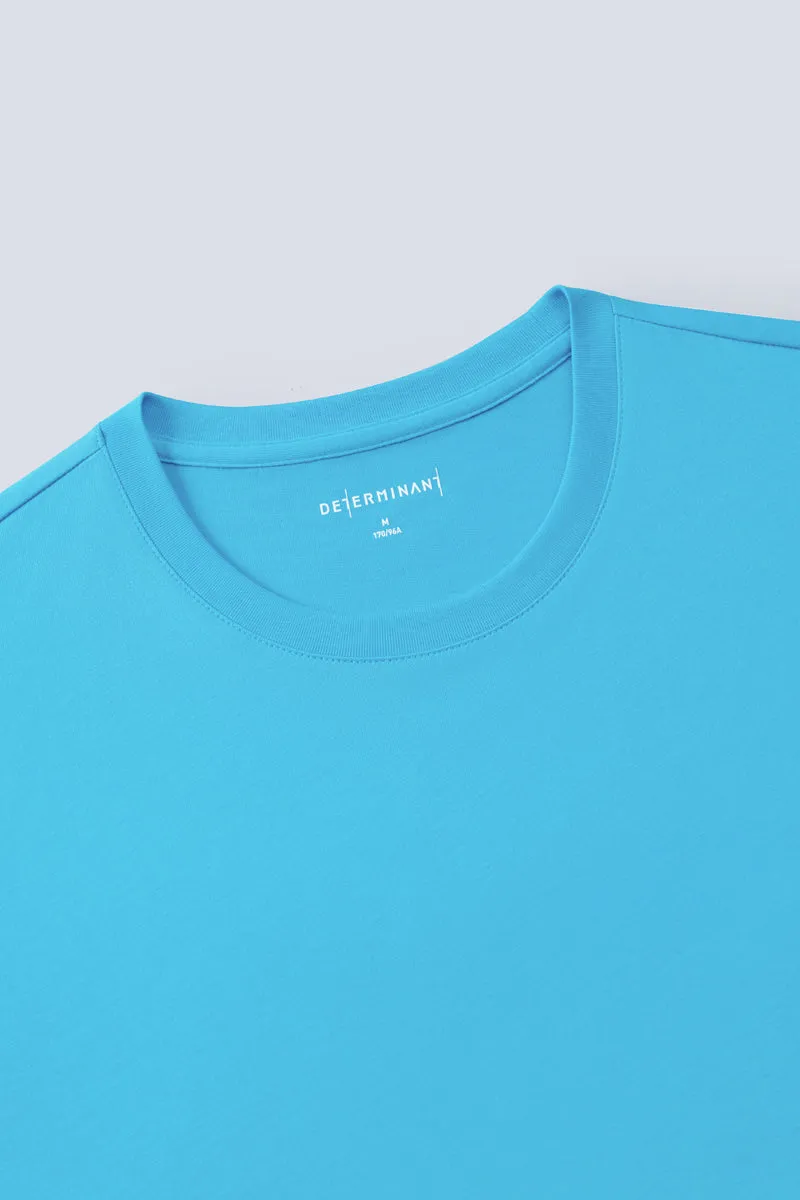 Super Soft Crew Neck T-Shirt | Blue P306UZ