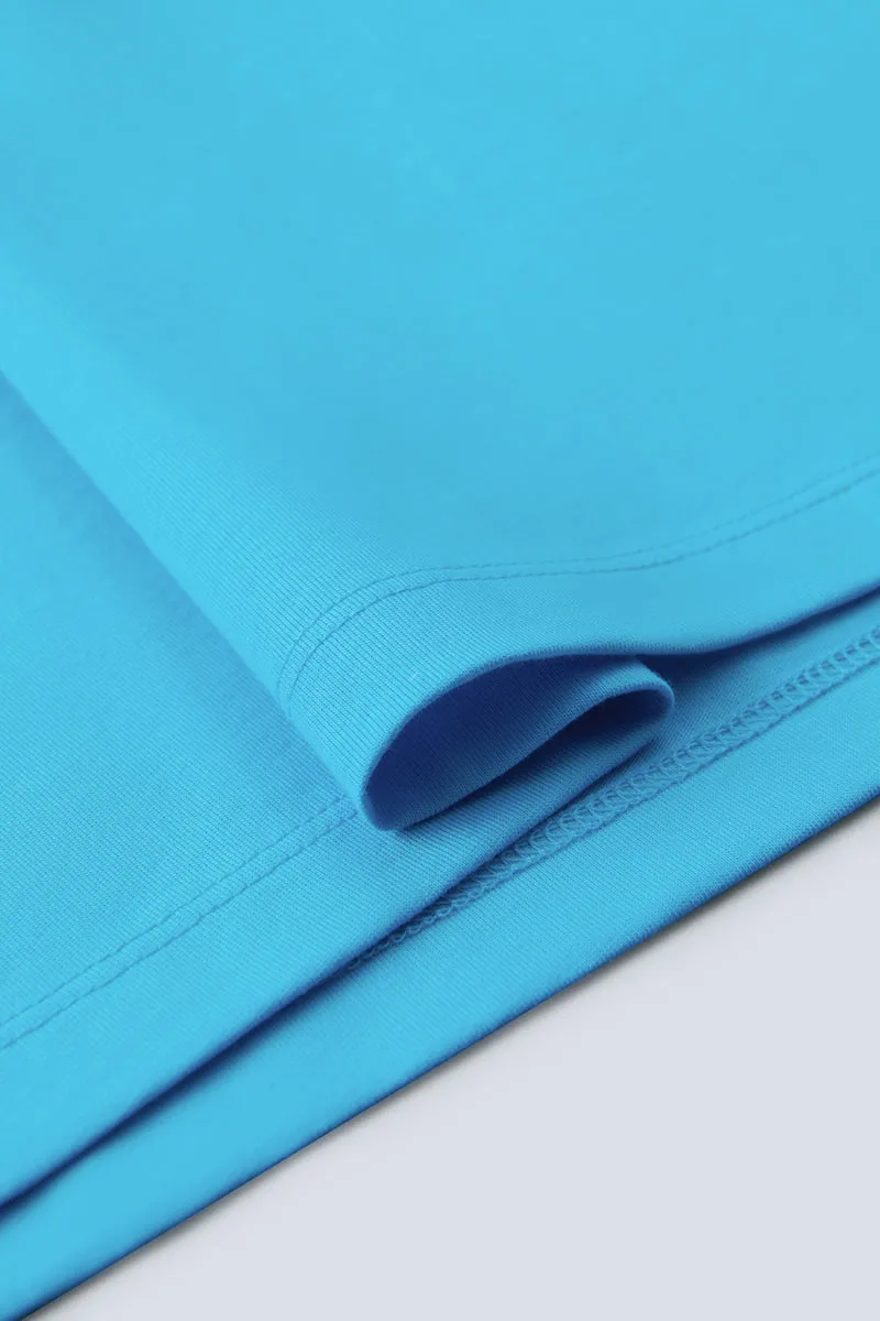 Super Soft Crew Neck T-Shirt | Blue P306UZ