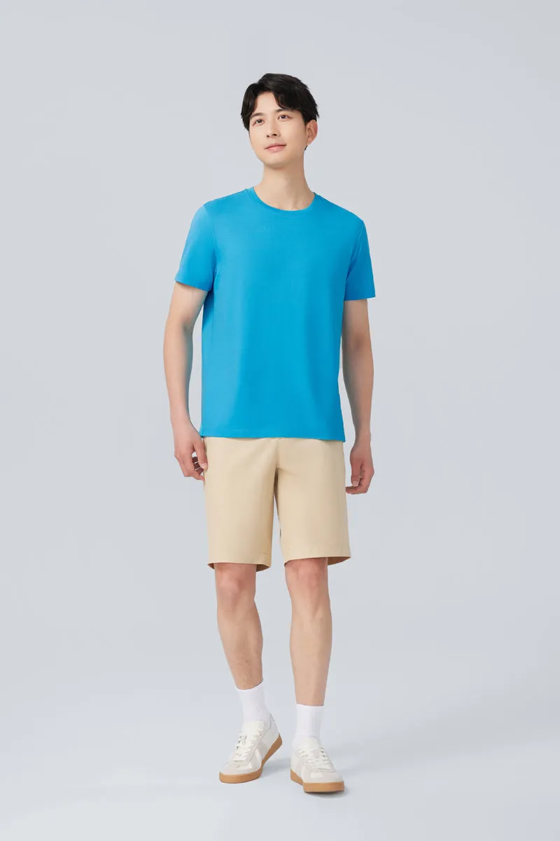 Super Soft Crew Neck T-Shirt | Blue P306UZ