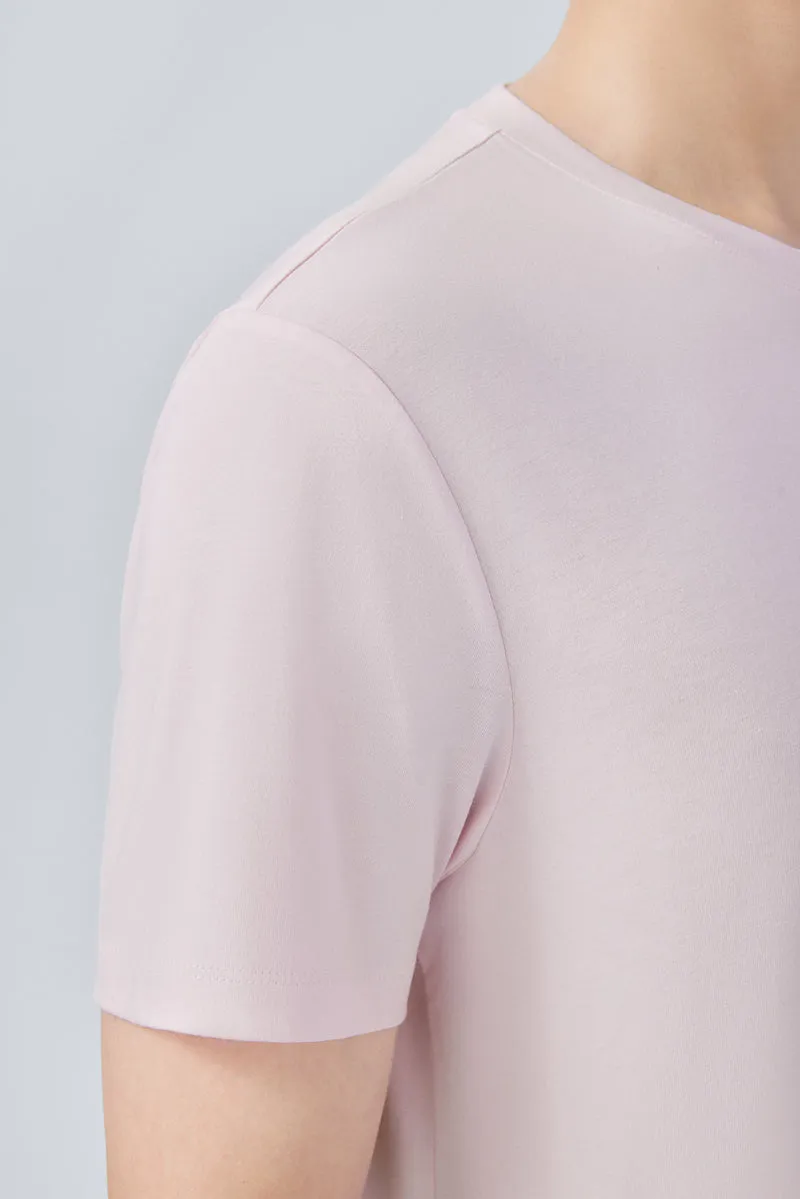 Super Soft Crew Neck T-Shirt | Pink P670UZ