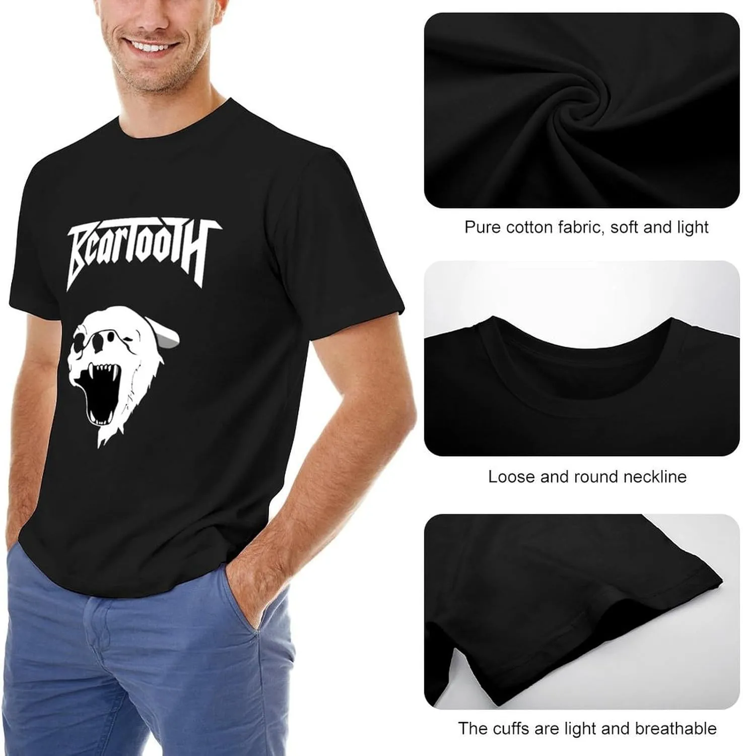 T Shirt Man Womans Cotton T-Shirt Soft Short Sleeve Tee Stylish Graphic Crew Neck Shirts Casual Clothing