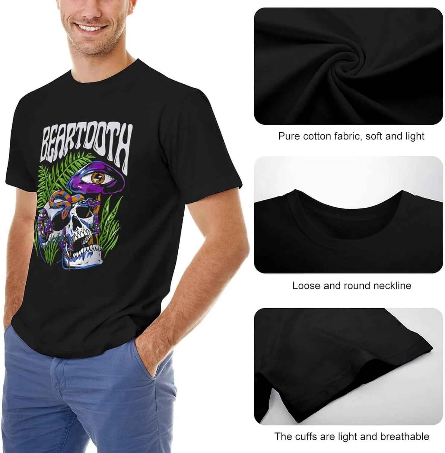 T Shirt Man Womans Cotton T-Shirt Soft Short Sleeve Tee Stylish Graphic Crew Neck Shirts Casual Clothing