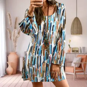 TastyHottie - Colorful Print Casual Dress