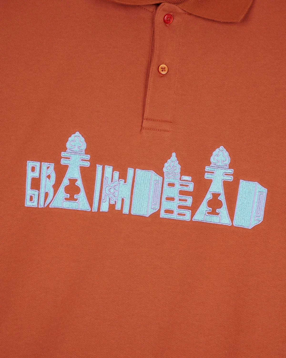 Thinking Game Polo - Burnt Orange