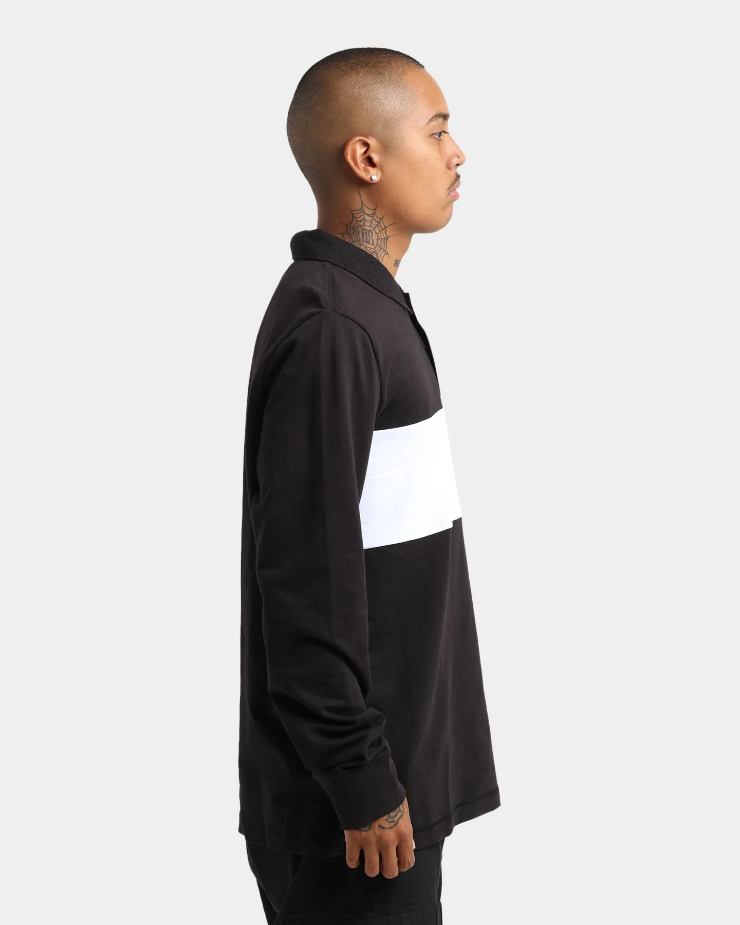 Tommy Jeans Tiny Tommy Long Sleeve Polo Shirt Black