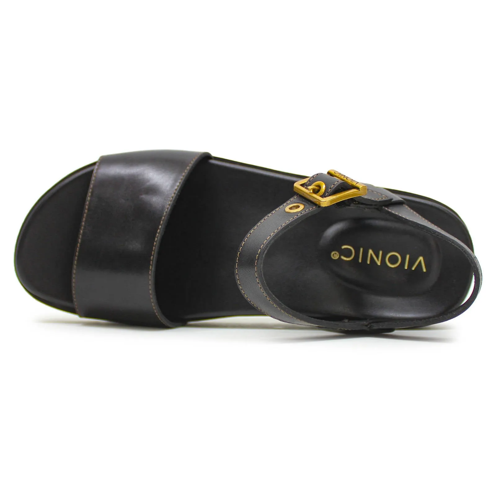Vionic Jamie Leather Women's Slingback Sandals