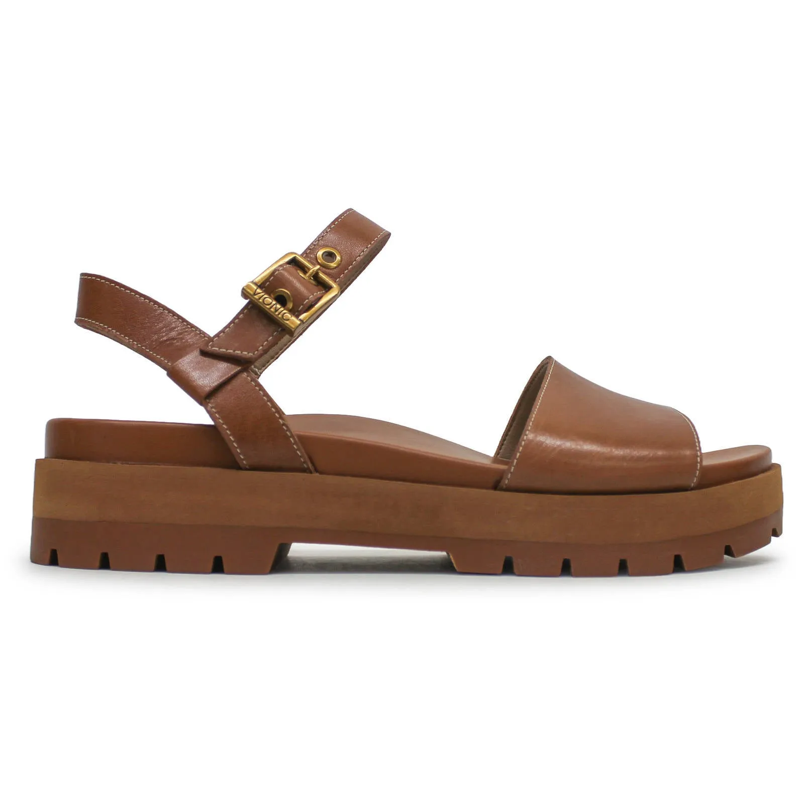 Vionic Jamie Leather Women's Slingback Sandals