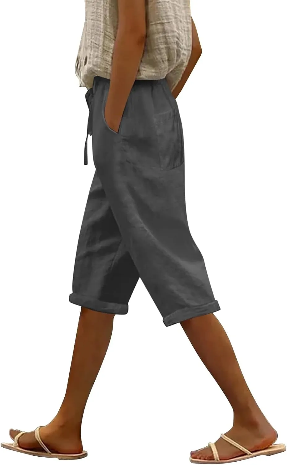 Women Comfortable Drawstring Shorts Summer Travel Beach Everydays Pants Stylish Various Occasions Beach Casual Shorts