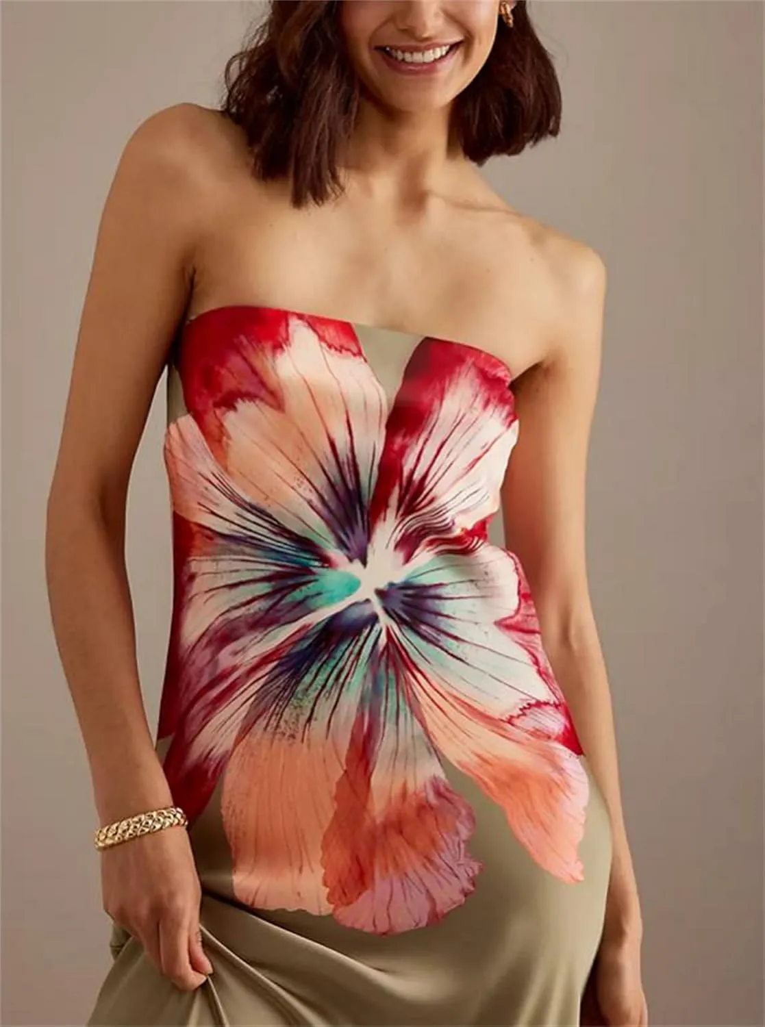Women Sexy Floral Bodycon Maxi Dress Elegant Dress Sleeveless Summer Long Dress Cocktail Party Dress Beachwear