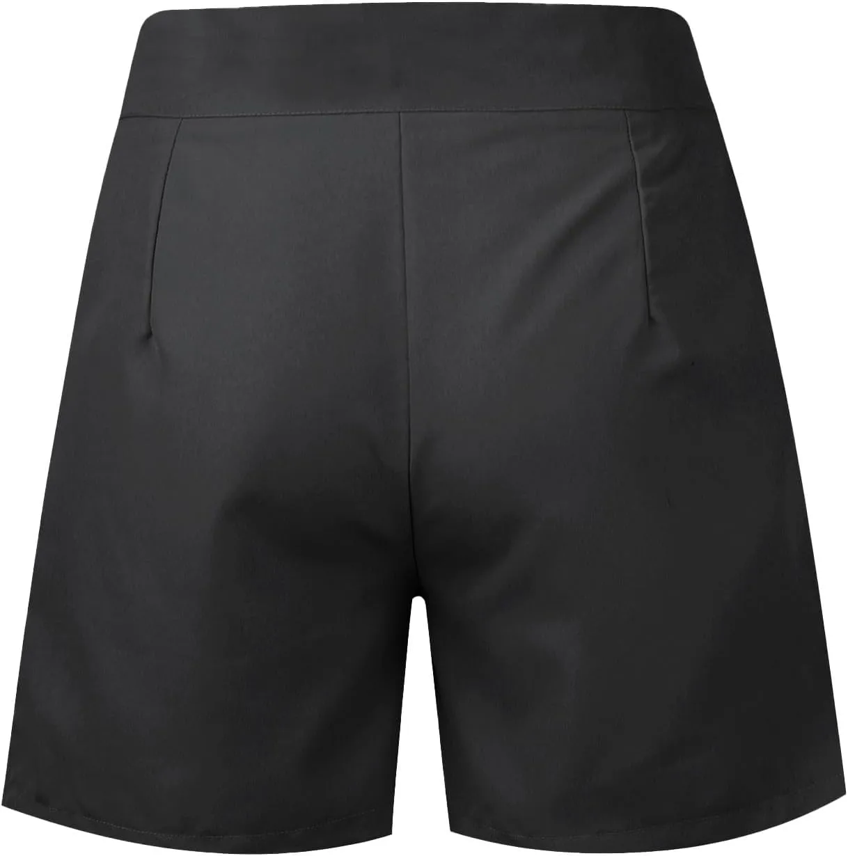 Womens High-Waisted Pleated Shorts Stylish Casual Plus Size Loose Wide Leg Short Trendy Lounge Wide-Leg Bermuda Pants