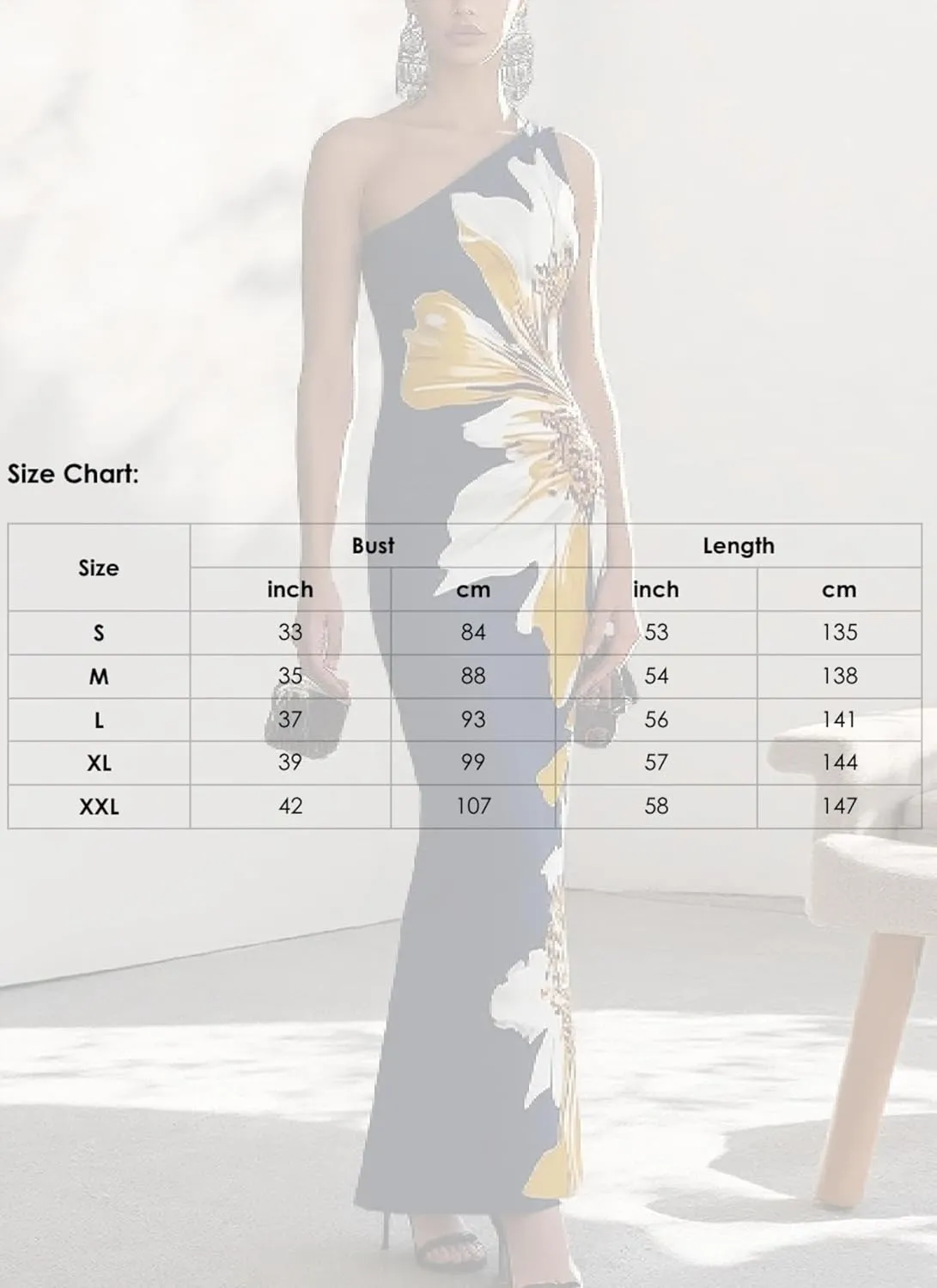 Women's Summer Floral Print V-Neck Sleeveless Maxi Dress Slim Fit Formal Evening Bodycon Wrap Cocktail Party Dress