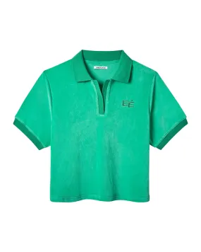 Women's Terry Polo | Seafoam
